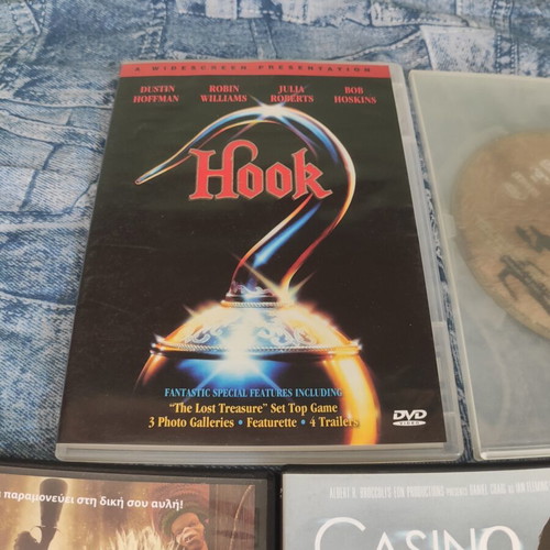 DVD movie pack of 5 films like new with Greek subtitles