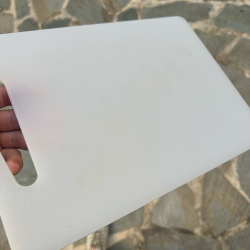 Plastic cutting board used