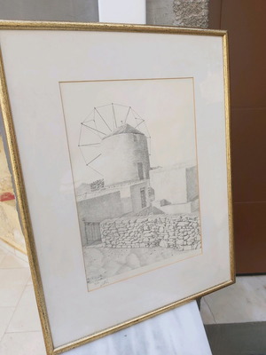 Σοφοκλής Χρήστου ζωγράφος μεταχειρισμένος σχέδιο