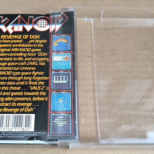 Arkanoid Revenge Of Doh Amstrad cassette like new, complete in box