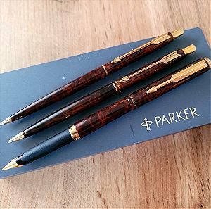 Parker Set 75 Tortoise shell FRANCE πένα στύλο μολύβι