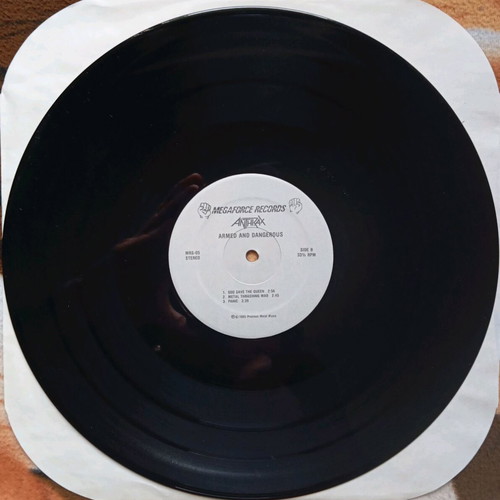 Anthrax Armed And Dangerous 1985 EP vinyl record like new