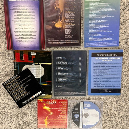 Pack of 9 Jazz, Blues & Soul Legends CDs like new