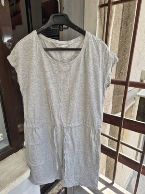 Maternity dress gray XL like new