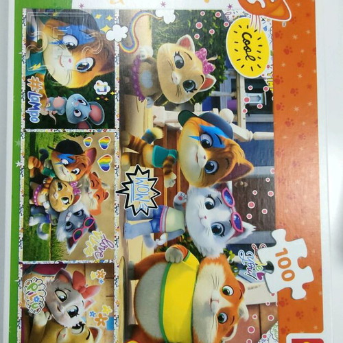 Trefl puzzle like new, set of 3 pieces for 5+ years