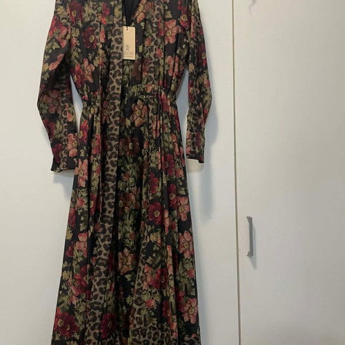 Karavan Dress New with Floral and Animal Print Size M
