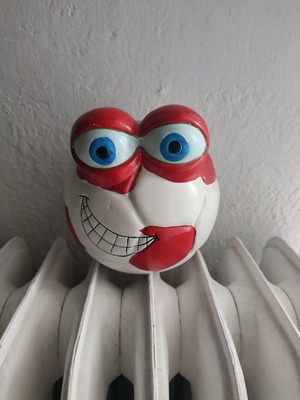 Piggy bank used in Olympiakos colors