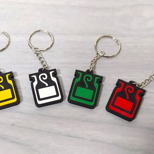 Monster Hunter Potions Keychains Set of 4 new