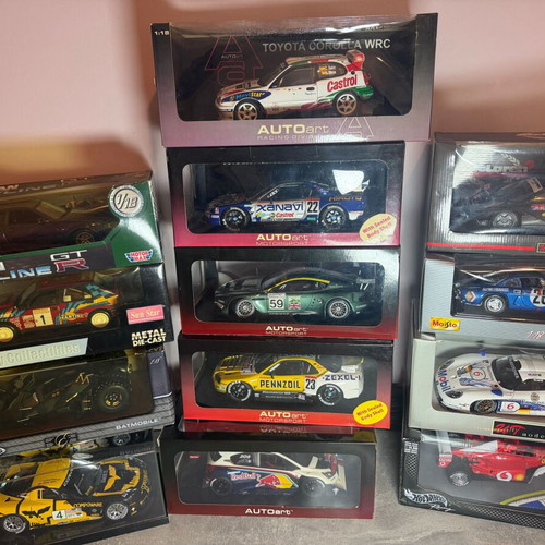 1:18 Diecast Model Car Collection, AUTOart, UT Models, Hot Wheels, Maisto