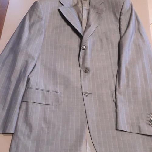 Pal Zileri jacket used, 60% wool 40% silk, gray, size 48
