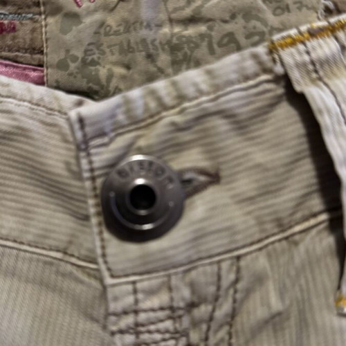 Biston Club women's cargo bermuda shorts, beige