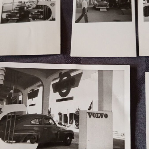 Volvo vintage photos set of 7 used