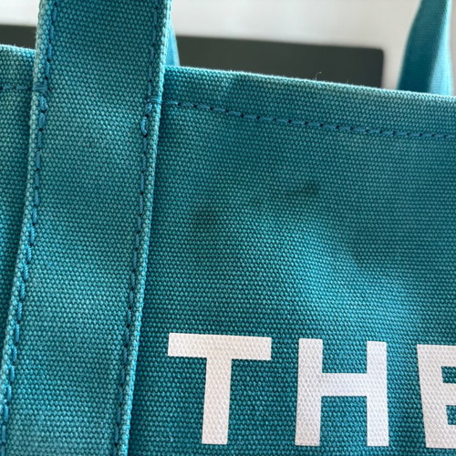 Marc Jacobs shoulder bag used, turquoise, medium size