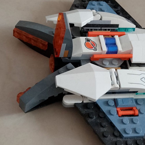 Lego space shuttle with astronaut figure new