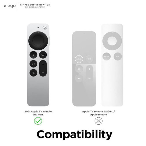 Elago R5 case for Apple TV 4K 2nd & 3rd Gen remote with AirTag slot new