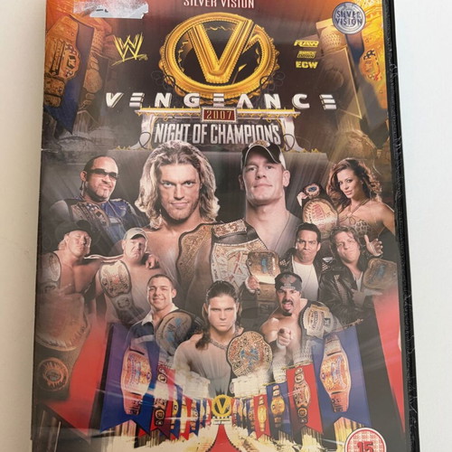 WWE Vengeance 2007 Night Of Champions Silver Vision DVD used, good condition
