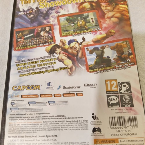 Street Fighter IV Arcade Edition PC like new
