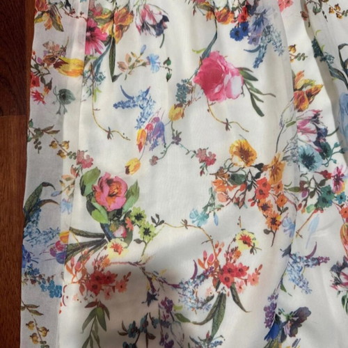 Dress like new, M/L, white with colorful floral print