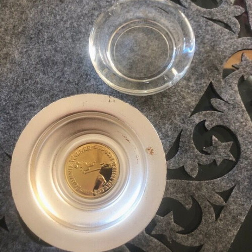 Johnie Walker ashtray set of 2 used, collectible vintage