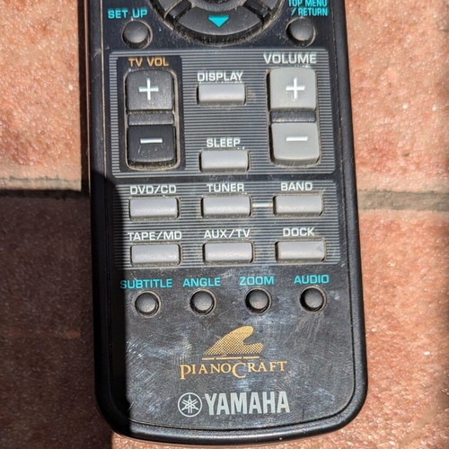 Yamaha MCR-E810 remote used, functional without back cover