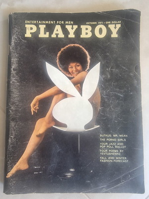 Playboy American magazine October 1971