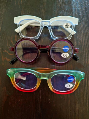 Presbyopic Glasses +1 Pack of 3 New