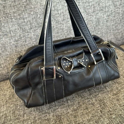 Gaspard Yurkievich leather handbag used, black