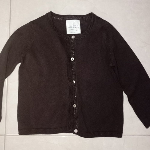 Girls' cardigans used, pack of 2, brown and pink, Benetton