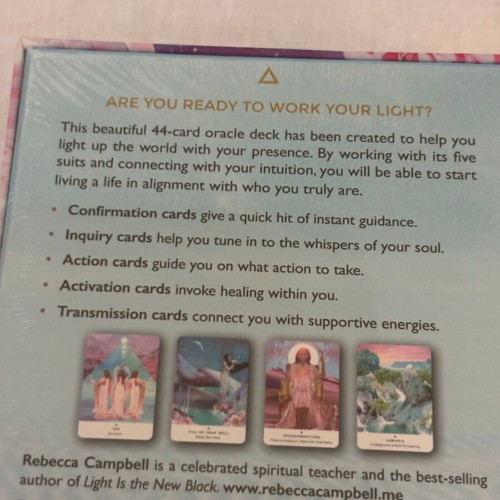 Rebecca Campbell Work Your Light Oracle Cards new