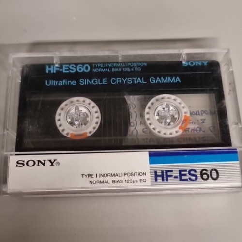 Sony HF-ES 60 Ultra Fine Single Crystal Gamma cassette tape used