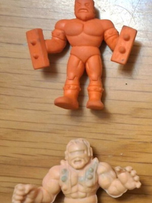 Kinkeshi Kinnikuman original 1984, 2 μεταχειρισμένα φιγούρες