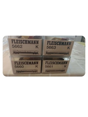 Fleischmann DB HO scale passenger train car with lighting