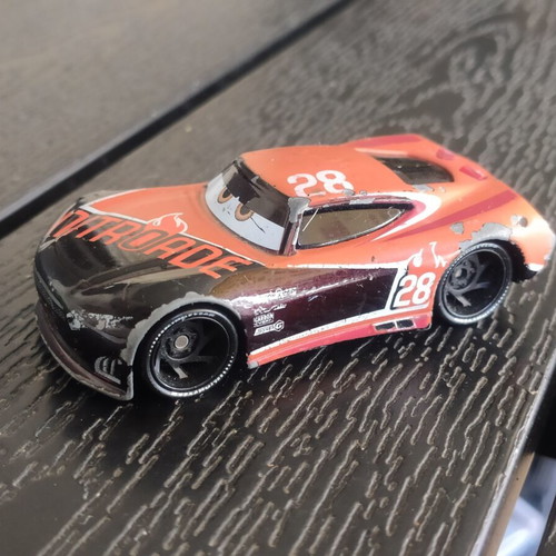 Disney Cars Tim Treadless 1:55 used, missing spoiler