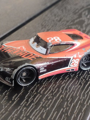 Disney Cars Tim Treadless 1:55 used, missing spoiler