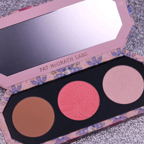 Pat McGrath Divine Blush Bronze Glow Trio Fleurever Nude Face Palette new original
