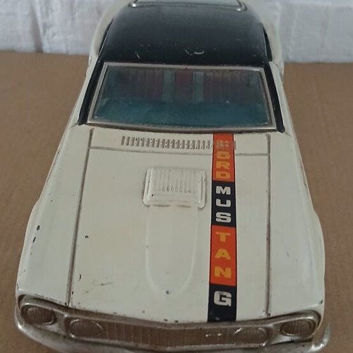 Vintage Taiyo Ford Mustang παιχνίδι από λευκοσίδηρο μεταχειρισμένο