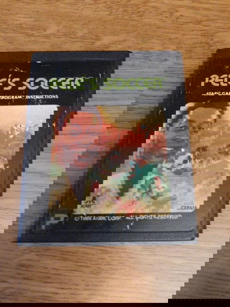 Atari 2600 pele soccer ( video game ) cartridge κασετα παιχνιδι game
