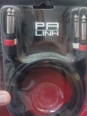 Καλώδιο PA Linh 3μ TLC154/3 ήχου 2x 6,35mm αρσενικό τζακ