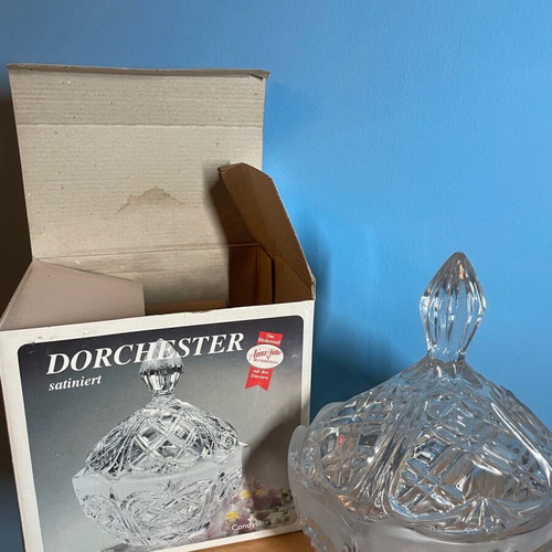 Crystal fondue pot new German made