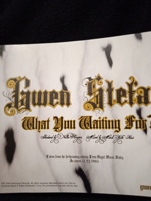 Gwen Stefani What You Waiting For single used