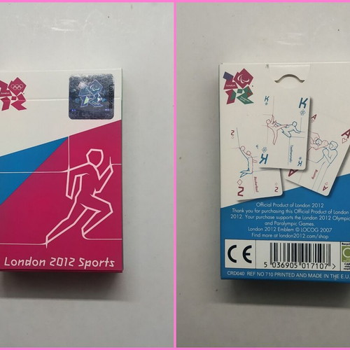 London 2012 Sports Official Commemorative Playing Cards new