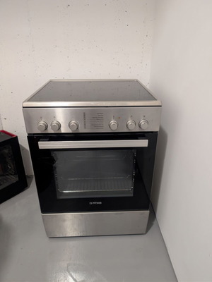 Κεραμική κουζίνα Pitsos PHC009150 inox, ελαφρώς χρησιμοποιημένη