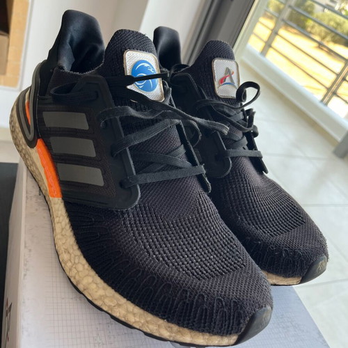 Adidas x NASA Ultra Boost 20 running shoes, black, size 44.5