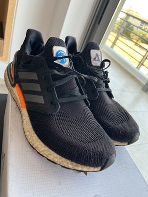 Adidas x NASA Ultra Boost 20 running shoes, black, size 44.5