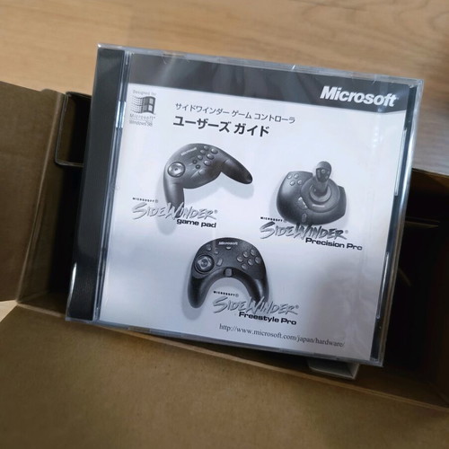 Microsoft SideWinder USB controller used with sealed CD