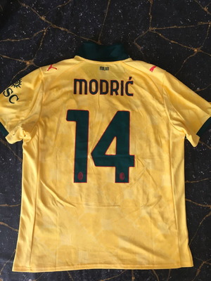 AC Milan Puma 2025/26 Third Jersey yellow, like new, men's size L