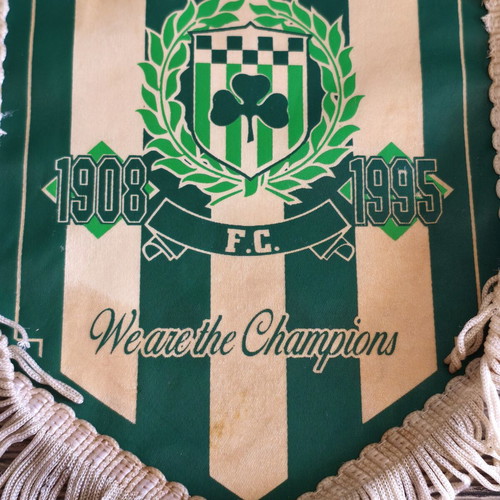 Panathinaikos FC Champions 1995 banner used