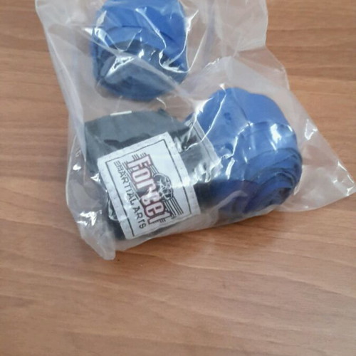 Martial arts set almost new with leather gloves, shin guards, elbow pads