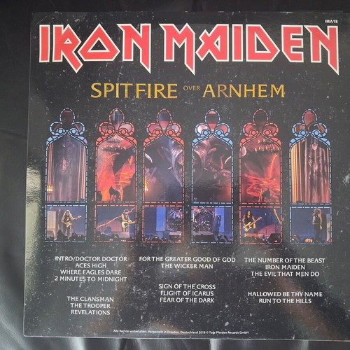 Iron Maiden Spitfire Over Arnhem 3LP like new, metal