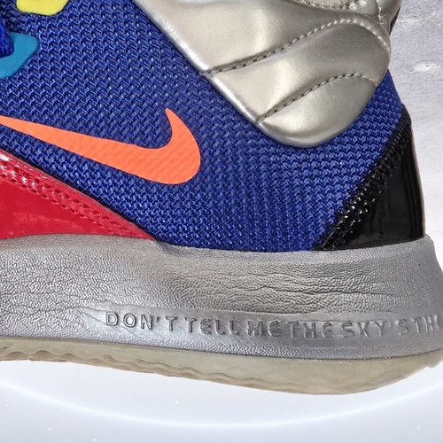 Nike PG 3 NASA Apollo 14 sneakers used, royal blue metallic silver